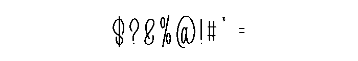 Retro Middy Font OTHER CHARS