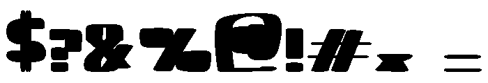 Retro Minus Font OTHER CHARS
