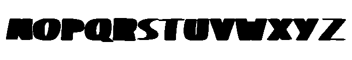 Retro Minus Font UPPERCASE