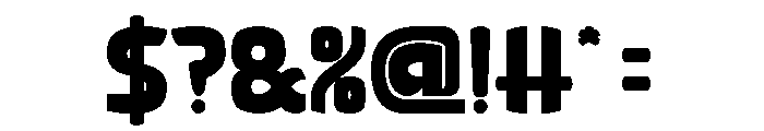 Retro Modernism Bold Font OTHER CHARS