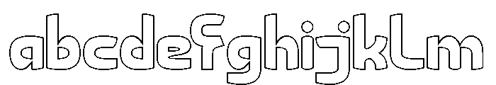 Retro Modernism-Hollow FONT