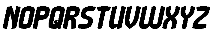 Retro Modernism Italic Font UPPERCASE