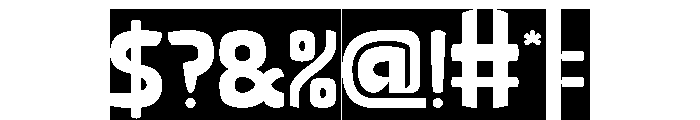Retro Modernism-inverse Font OTHER CHARS
