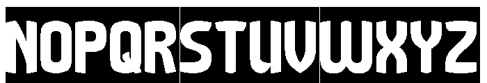 Retro Modernism-inverse Font UPPERCASE