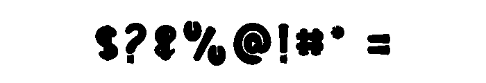 Retro Moon Font OTHER CHARS