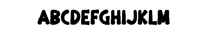 Retro Moon Font UPPERCASE