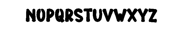 Retro Moon Font LOWERCASE