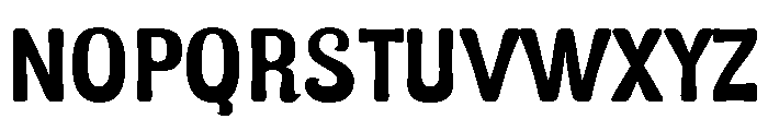 Retro Munch Font UPPERCASE