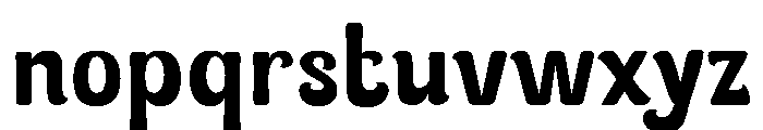 Retro Munch Font LOWERCASE