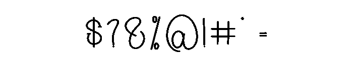 Retro Newyear Font OTHER CHARS