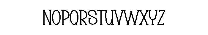 Retro Newyear Font LOWERCASE