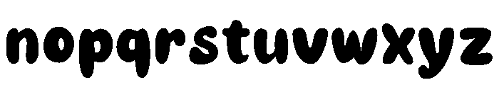 Retro Parade Sans Font LOWERCASE
