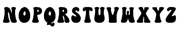 Retro Pinch Bold Font LOWERCASE