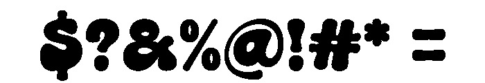 Retro Pinky Regular Font OTHER CHARS