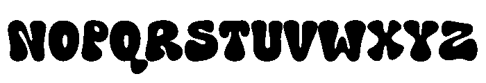 Retro Pinky Regular Font UPPERCASE