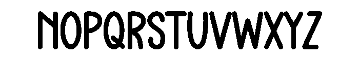 Retro Preppy Font LOWERCASE