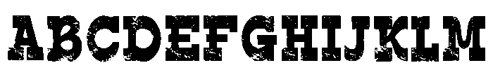 Retro Radeo Regular Font UPPERCASE