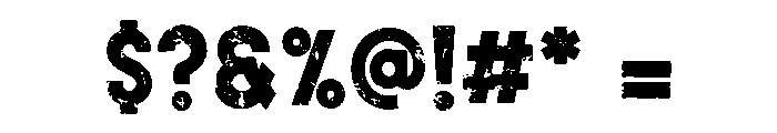 Retro Ranch Font OTHER CHARS