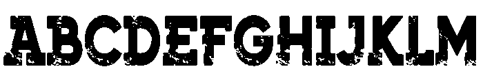 Retro Ranch Font UPPERCASE