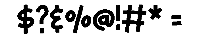 Retro Rascal Regular Font OTHER CHARS
