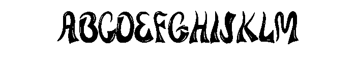 Retro Ribbon By Squeeb  Regular Font UPPERCASE