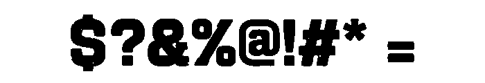 Retro Riders Font OTHER CHARS
