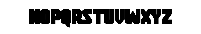 Retro Rumble Regular Font LOWERCASE