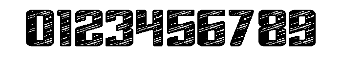 Retro Scratch Font OTHER CHARS