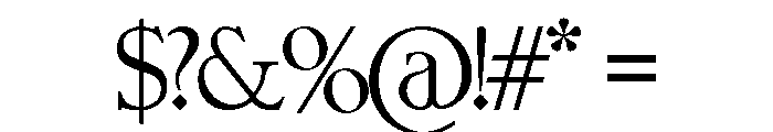 Retro Scratch Font OTHER CHARS
