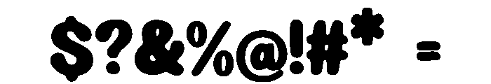 Retro_Sentiment Font OTHER CHARS