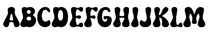 Retro Shade Regular Font UPPERCASE