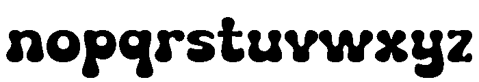 Retro Shade Regular Font LOWERCASE