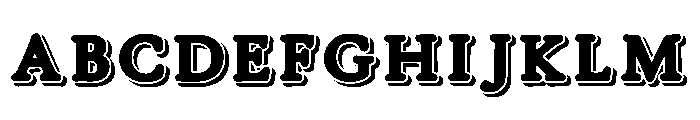 Retro Shadow Regular FONT