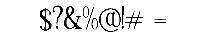 Retro_Shock Font OTHER CHARS