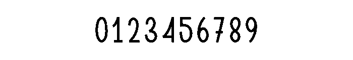 Retro Skinny Font OTHER CHARS