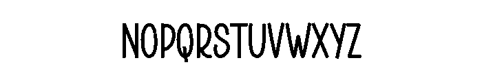 Retro Skinny Font LOWERCASE