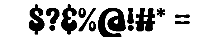 Retro Story Regular Font OTHER CHARS