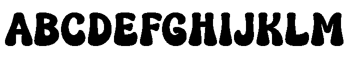 Retro Story Regular Font UPPERCASE