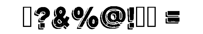 Retro Street Regular Font OTHER CHARS