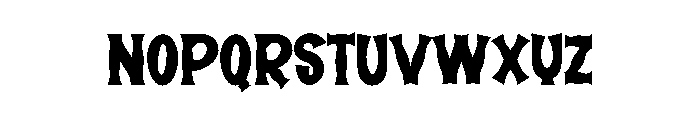 Retro Stucked Font UPPERCASE