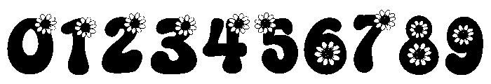 Retro Sunflower Font OTHER CHARS