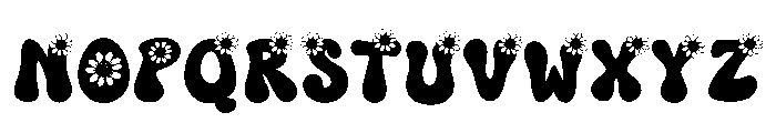 Retro Sunflower Font UPPERCASE