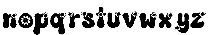 Retro Sunflower Font LOWERCASE