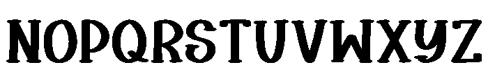 Retro Thick Font UPPERCASE