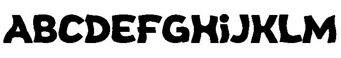 Retro Torque Font UPPERCASE