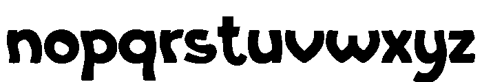 Retro Torque Font LOWERCASE