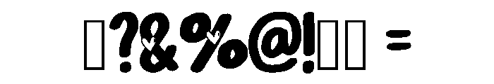 Retro Valentine Regular Font OTHER CHARS