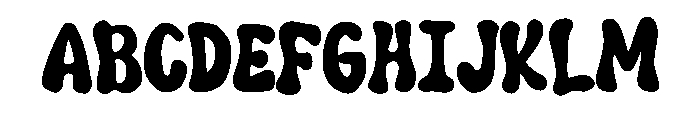 Retro Vanilla Regular Font UPPERCASE