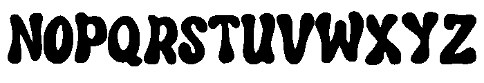 Retro Vanilla Regular Font UPPERCASE