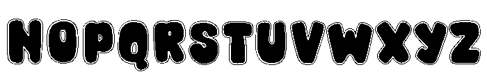 Retro Varsity Font UPPERCASE